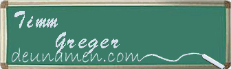 Timm Greger Visitenkarte